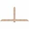 Ekena Millwork Eugene Smooth Timber Gable Bracket, Douglas Fir, 84"W x 42"H x 5 1/2"D x 5 1/2"F, 12/12 Pitch GBW084X42X0606EUG00SDF - alternate 1